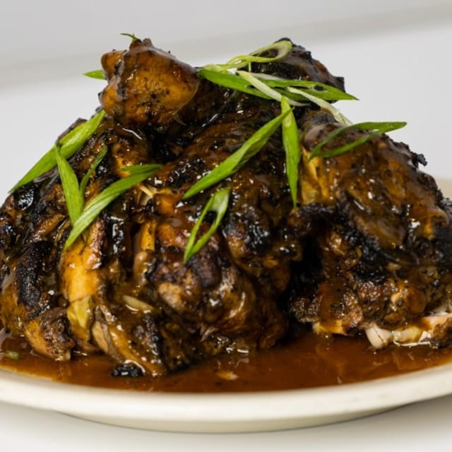 Side Jerk Chicken.