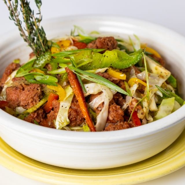 Side Cabbage And Beef.