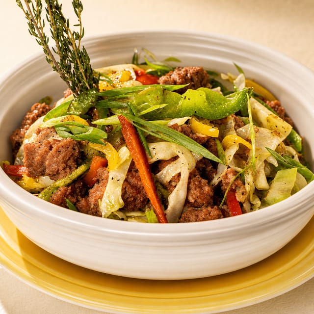 Side Cabbage And Beef.