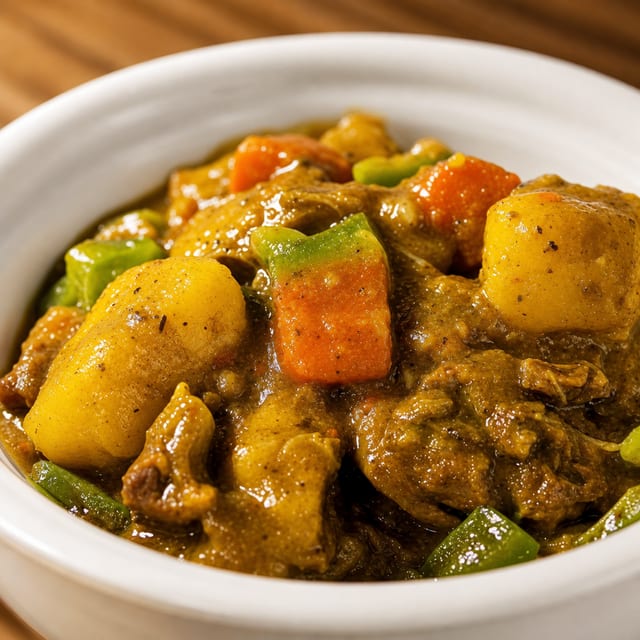 Side Curry Chicken.